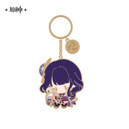 Raiden Shogun Metal Key Chain - Genshin Impact (6.8cm) | Kyou Hobby Shop