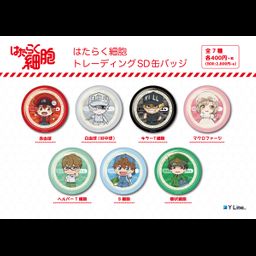 Cells at Work! Trading SD Can Badge [Set of 7]