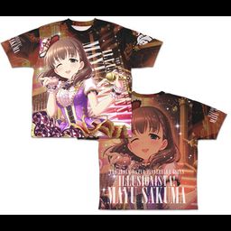 The Idolmaster Cinderella Girls Illusionista! Sakuma Mayu Double-sided Full Graphic T-shirt
