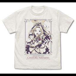 The Idolmaster Million Live! Yasou Reijou Nikaido Chizuru T-shirt Vanilla White