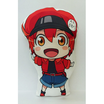 Cells at Work! Die-cut Cushion Red Blood Cell