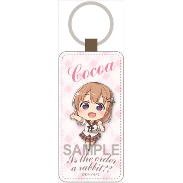Gochumon wa Usagi Desu Ka?? Leather Key Chain Cocoa