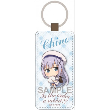 Gochumon wa Usagi Desu Ka?? Leather Key Chain Chino