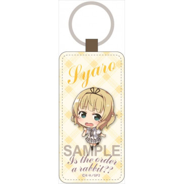 Gochumon wa Usagi Desu Ka?? Leather Key Chain Syaro