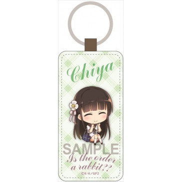Gochumon wa Usagi Desu Ka?? Leather Key Chain Chiya