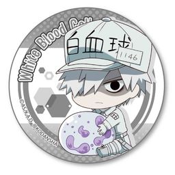 Cells at Work! GyuGyutto Can Badge White Blood Cell (Neutrophil)