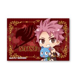 Fairy Tail GyuGyutto BIG Square Can Badge Natsu Dragneel