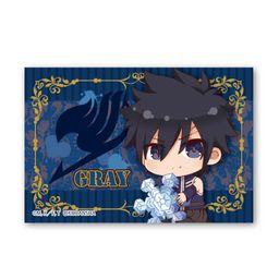 Fairy Tail GyuGyutto BIG Square Can Badge Gray Fullbuster