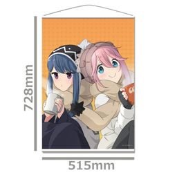 Yurucamp B2 Tapestry C Nadeshiko & Rin