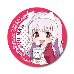 Yuuna and the Haunted Hot Springs GyuGyutto Can Badge Yunohana Yuuna