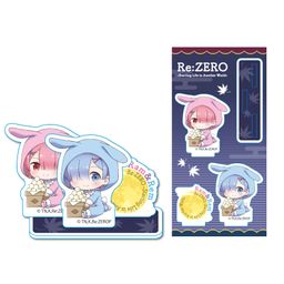 Re:Zero kara Hajimeru Isekai Seikatsu Acrylic Figure Tsukimi Ver. Ram & Rem