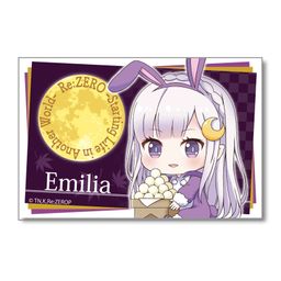 Re:Zero kara Hajimeru Isekai Seikatsu Big Square Can Badge Tsukimi Ver. Emilia