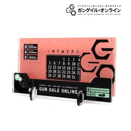 Sword Art Online Alternative Gun Gale Online Desktop Acrylic Calendar