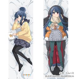 Yurucamp Original Illustration Dakimakura Cover Rin Smooth