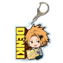 My Hero Academia GyuGyutto Choi Deka Acrylic Key Chain School Uniform Ver. Kaminari Denki