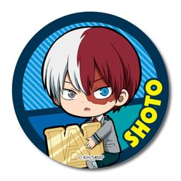 My Hero Academia GyuGyutto Can Badge School Uniform Ver. Todoroki Shoto