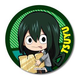 My Hero Academia GyuGyutto Can Badge School Uniform Ver. Asui Tsuyu