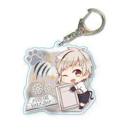 Bungou Stray Dogs DEAD APPLE GyuGyutto Choi Deka Acrylic Key Chain Nakajima Atsushi