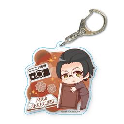 Bungou Stray Dogs DEAD APPLE GyuGyutto Choi Deka Acrylic Key Chain Sakaguchi Ango