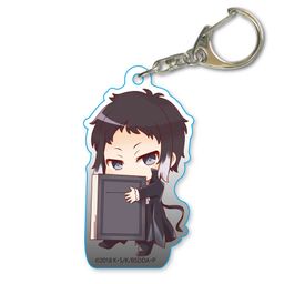 Bungou Stray Dogs DEAD APPLE GyuGyutto Acrylic Key Chain Akutagawa Ryunosuke