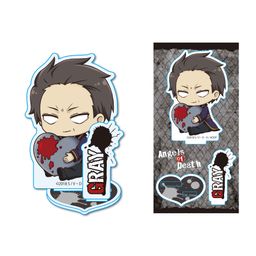 Satsuriku no Tenshi GyuGyutto Acrylic Figure Gray