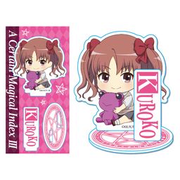 To Aru Majutsu no Index III GyuGyutto Acrylic Figure Shirai Kuroko