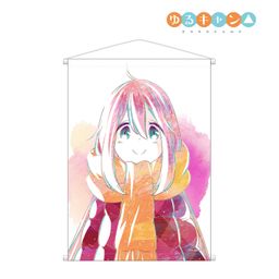 Yurucamp Ani-Art Tapestry Kagamihara Nadeshiko