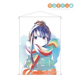 Yurucamp Ani-Art Tapestry Shima Rin