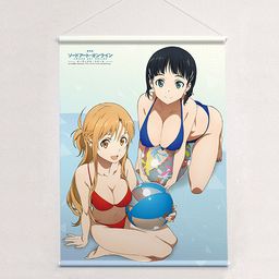 Sword Art Online The Movie -Ordinal Scale- B2 Tapestry Asuna & Suguha