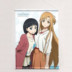 Sword Art Online The Movie -Ordinal Scale- B2 Tapestry Asuna & Suguha Casual Outfit