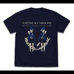 PERSONA5 the Animation Justine & Caroline T-shirt Navy