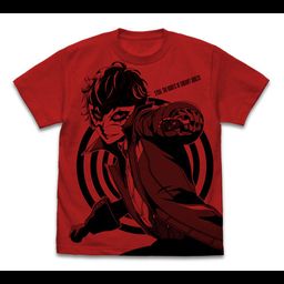 PERSONA5 the Animation Joker All Print T-shirt Red