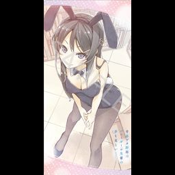 Rubber Play Mat Collection Seishun Buta Yaro wa Bunny Girl-senpai no Yume wo Minai Sakurajima Mai Ver.