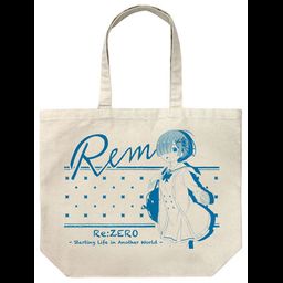 Re:Zero kara Hajimeru Isekai Seikatsu Rem Large Tote Bag School Uniform Ver. Natural