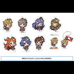 The Idolmaster Million Live! Acrylic Key Chain with Stand Collection Angel [Set of 7]