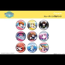 Magical Girl Lyrical Nanoha Reflection Trading Can Badge [Set of 9]