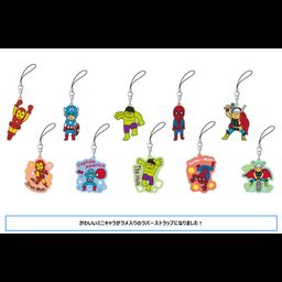 Marvel Comics Rubber Strap Collection Mini Character Lame [Set of 10]