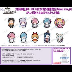 Re:Zero kara Hajimeru Isekai Seikatsu Memory Snow Petit Bit Acrylic Stand Figure [Set of 10]