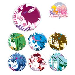 Uma Musume Pretty Derby Trading Can Badge Color Palette Ver. [Set of 7]