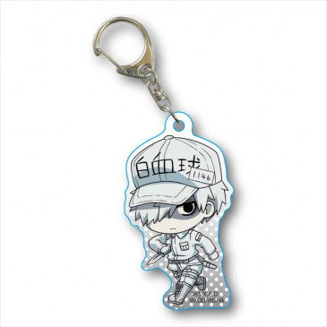 Cells at Work! TEKUTOKO Acrylic Key Chain White Blood Cell (Neutrophil)