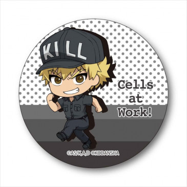 Cells at Work! TEKUTOKO Can Badge Killer T Cell