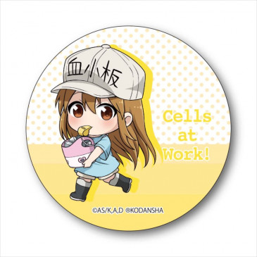 Cells at Work! TEKUTOKO Can Badge Platelet