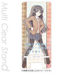Seishun Buta Yaro wa Bunny Girl-senpai no Yume wo Minai Multi Clear Stand Sakurajima Mai School Uniform