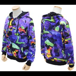 Evangelion EVA-01 Full Graphic Light Hoodie (M Size)