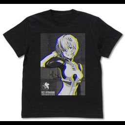Evangelion Ayanami Rei Graphic T-shirt Black