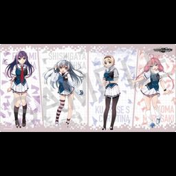 Rubber Play Mat Collection Grisaia Phantom Trigger Rena & Tohka & Chris & Murasaki Ver.
