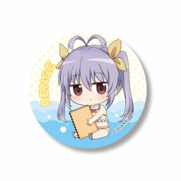 Non Non Biyori Vacation GyuGyutto Can Badge Miyauchi Renge (Ribbon)