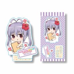 Non Non Biyori Vacation GyuGyutto Acrylic Figure Miyauchi Renge (Hibiscus)