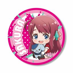 Zombie Land Saga GyuGyutto Can Badge Minamoto Sakura