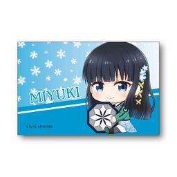 The Irregular at Magic High School the Movie GyuGyutto Big Square Can Badge Shiba Miyuki